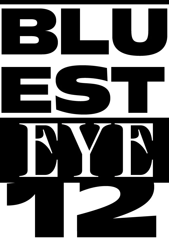 Typographic poster: The Bluest Eye with its number of bans